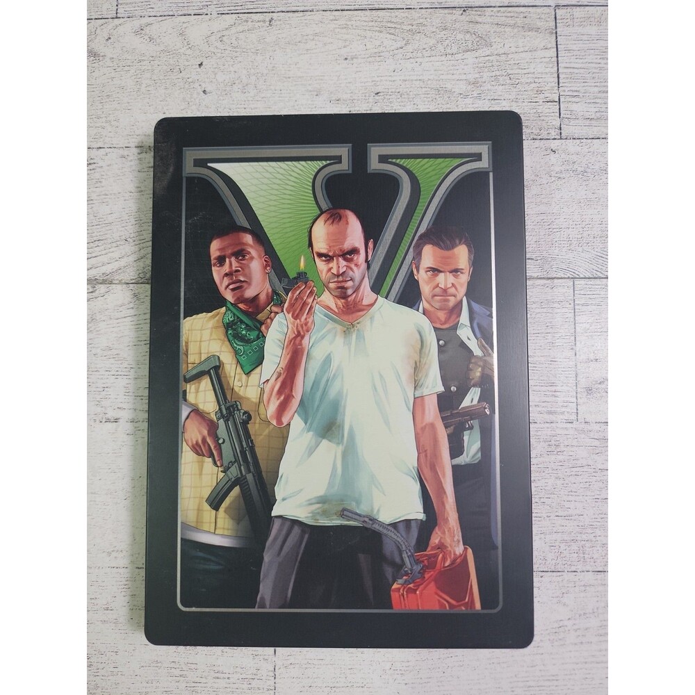 Grand Theft Auto V GTA 5 Special Edition STEELBOOK XBOX 360 Manual Included CIB